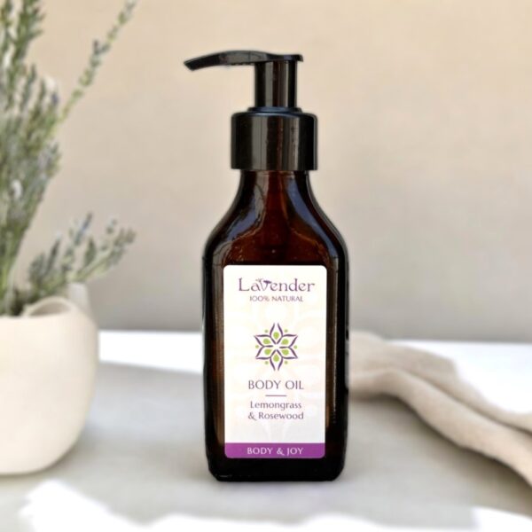 שמן גוף מומלץ טבעי - עשב לימון