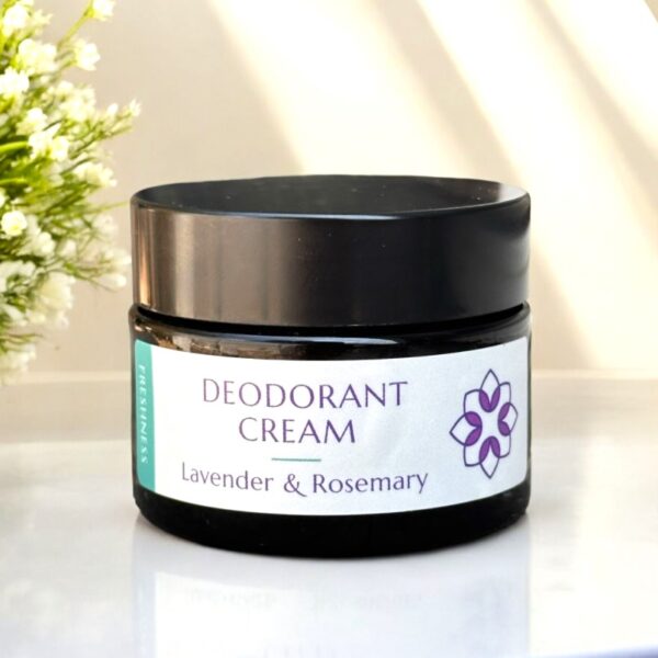 דאודורנט קרם טבעי ללא אלומיניום - לבנדר רוזמרין