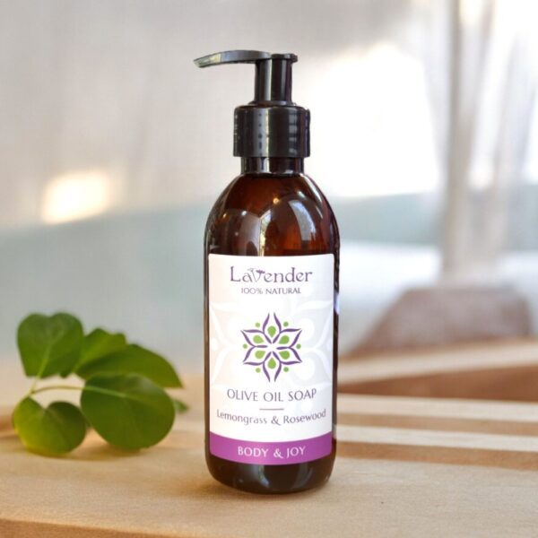 סבון נוזלי טבעי עשב לימון