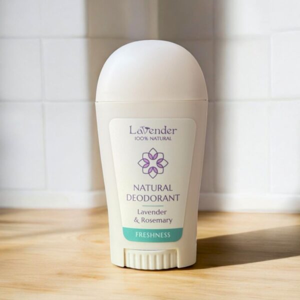 דאודורנט טבעי ללא אלומיניום סטיק לבנדר רוזמרין