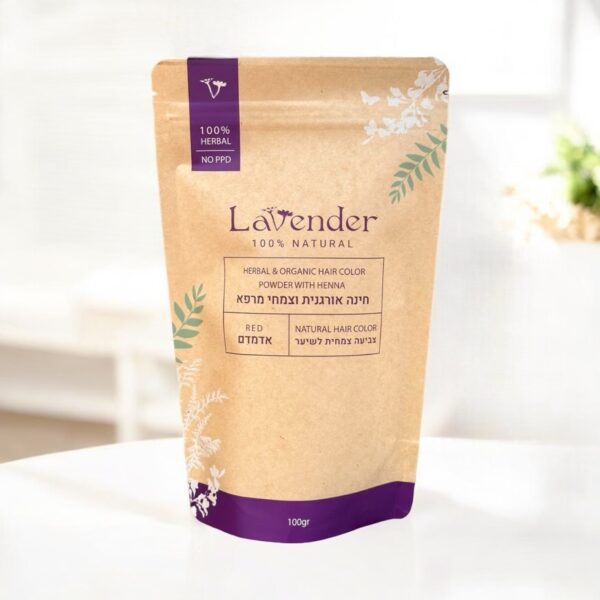 חינה אדומה לצביעת שיער טבעית