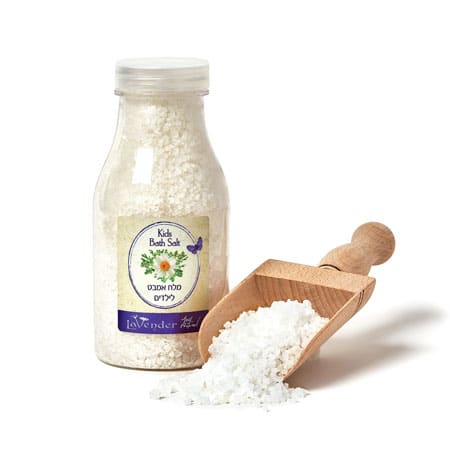 מלח אמבט טבעי לילדים - לבנדר קוסמטיקה טבעית, רוקחות טבעית ואורגנית