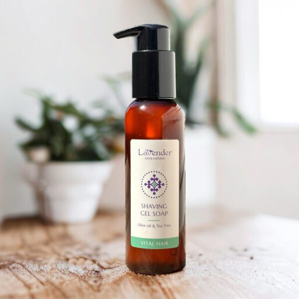 סבון גילוח ג'ל טבעי